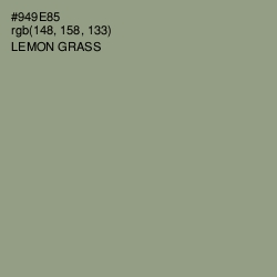 #949E85 - Lemon Grass Color Image